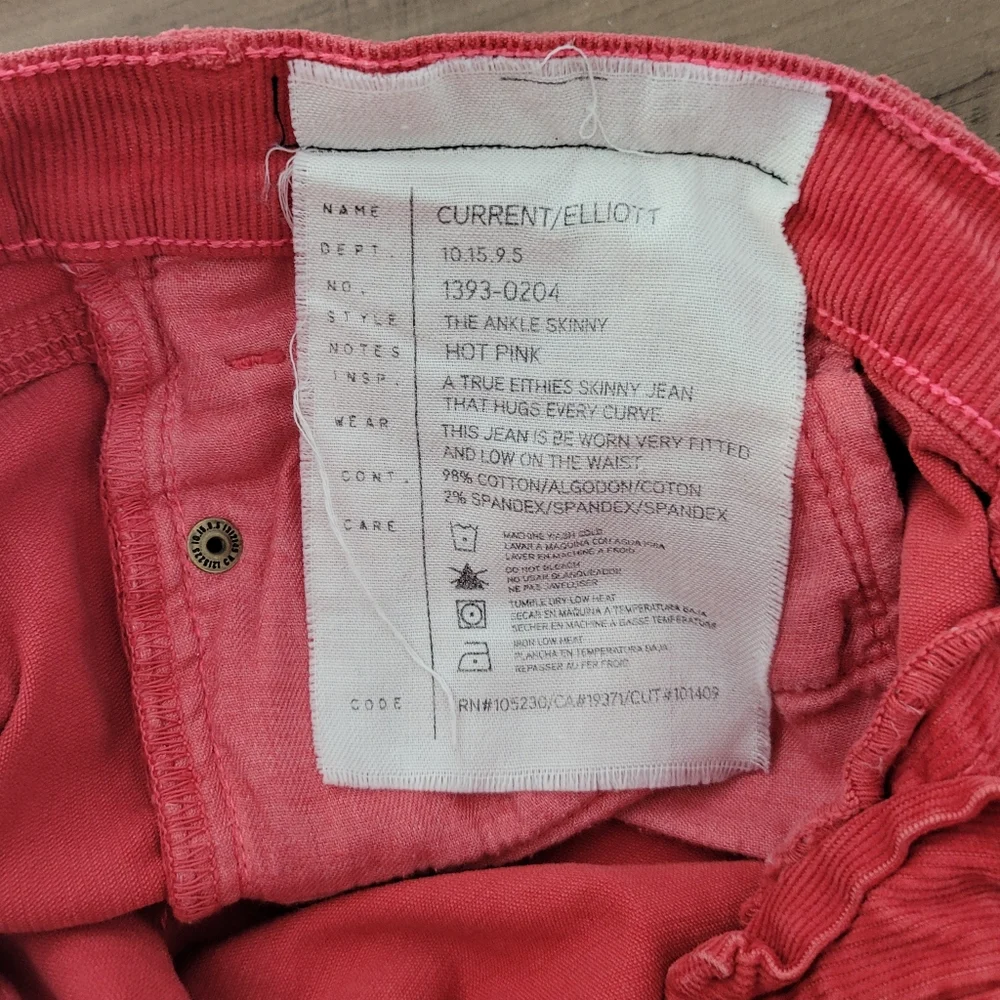 Current/Elliott The Ankle Skinny Pant Size 29 - Picture 2 of 6